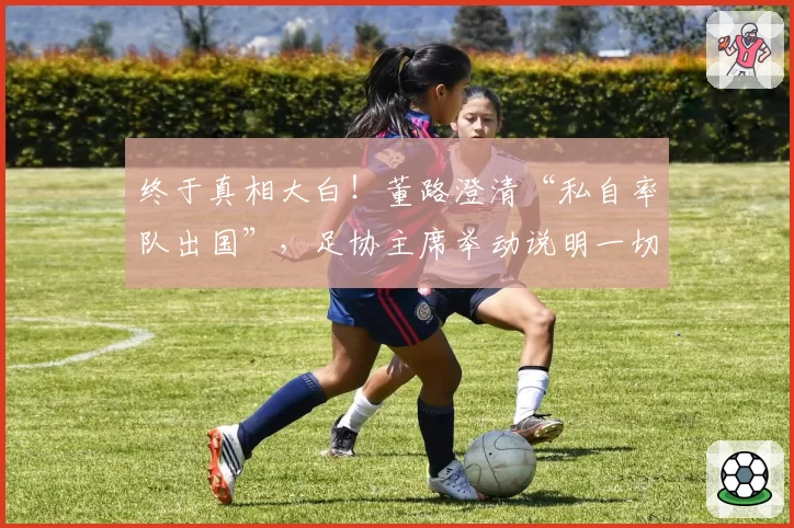终于真相大白！董路澄清“私自率队出国”，足协主席举动说明一切