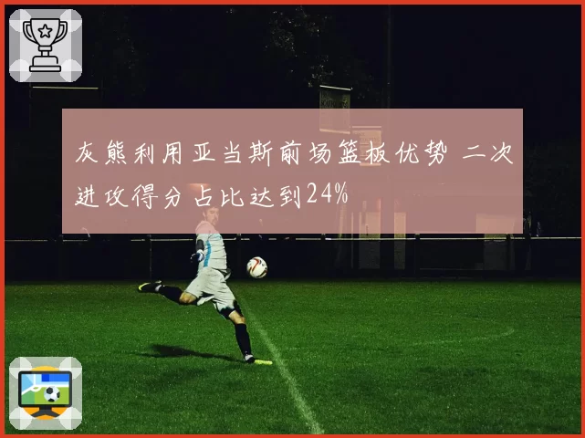 灰熊利用亚当斯前场篮板优势 二次进攻得分占比达到24%
